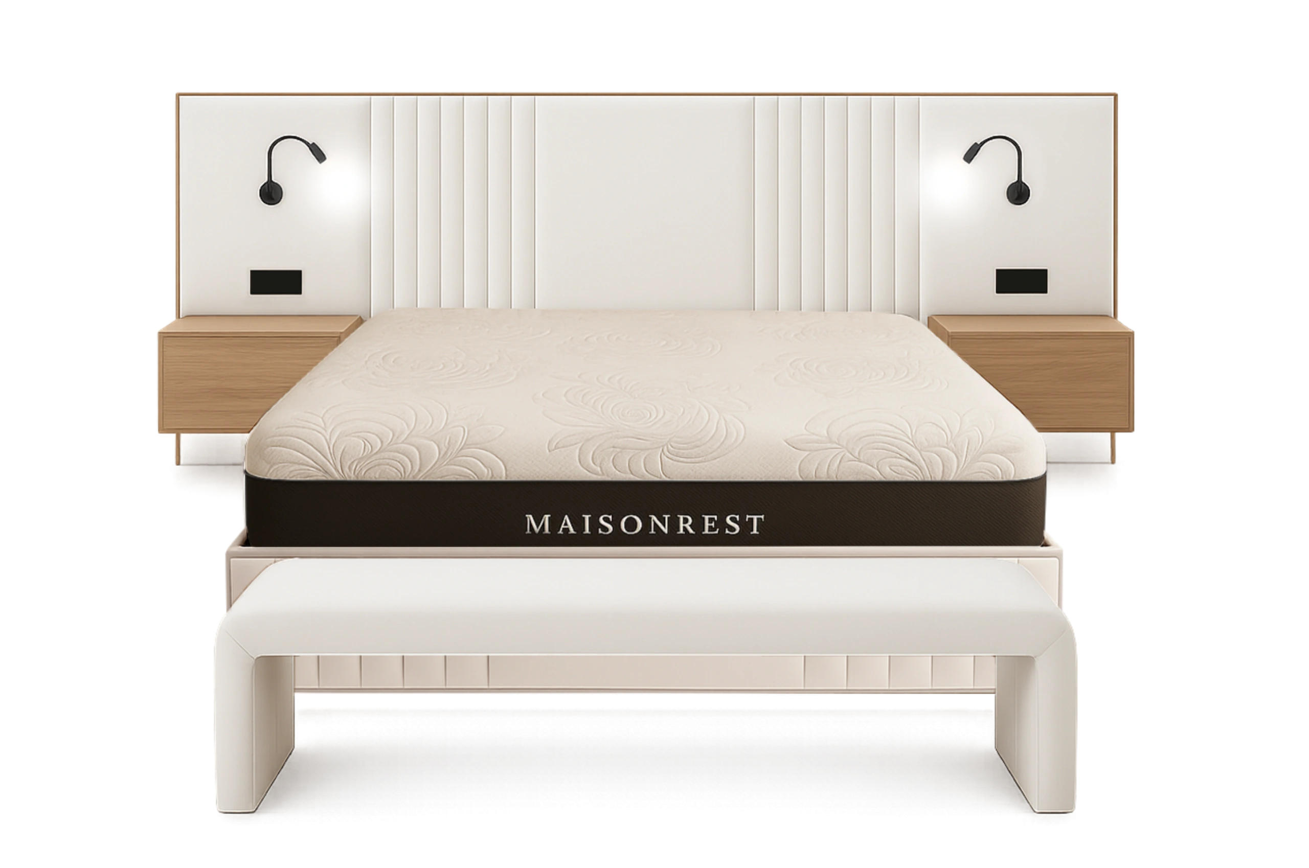 4-1-scaled Head Board Beige / Bed Base 226x296 - Image 1