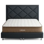 Bed Dark Grey Color