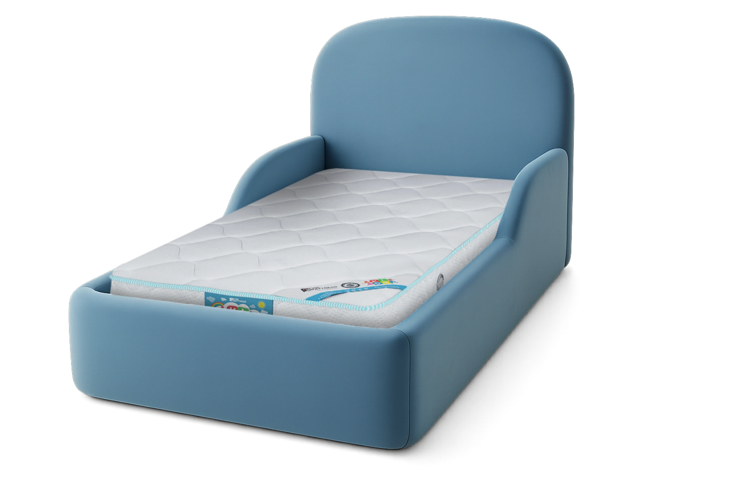 8-scaled Blue Color Bed - Image 1
