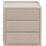 Night Stand Beige Color - 3 Drawers