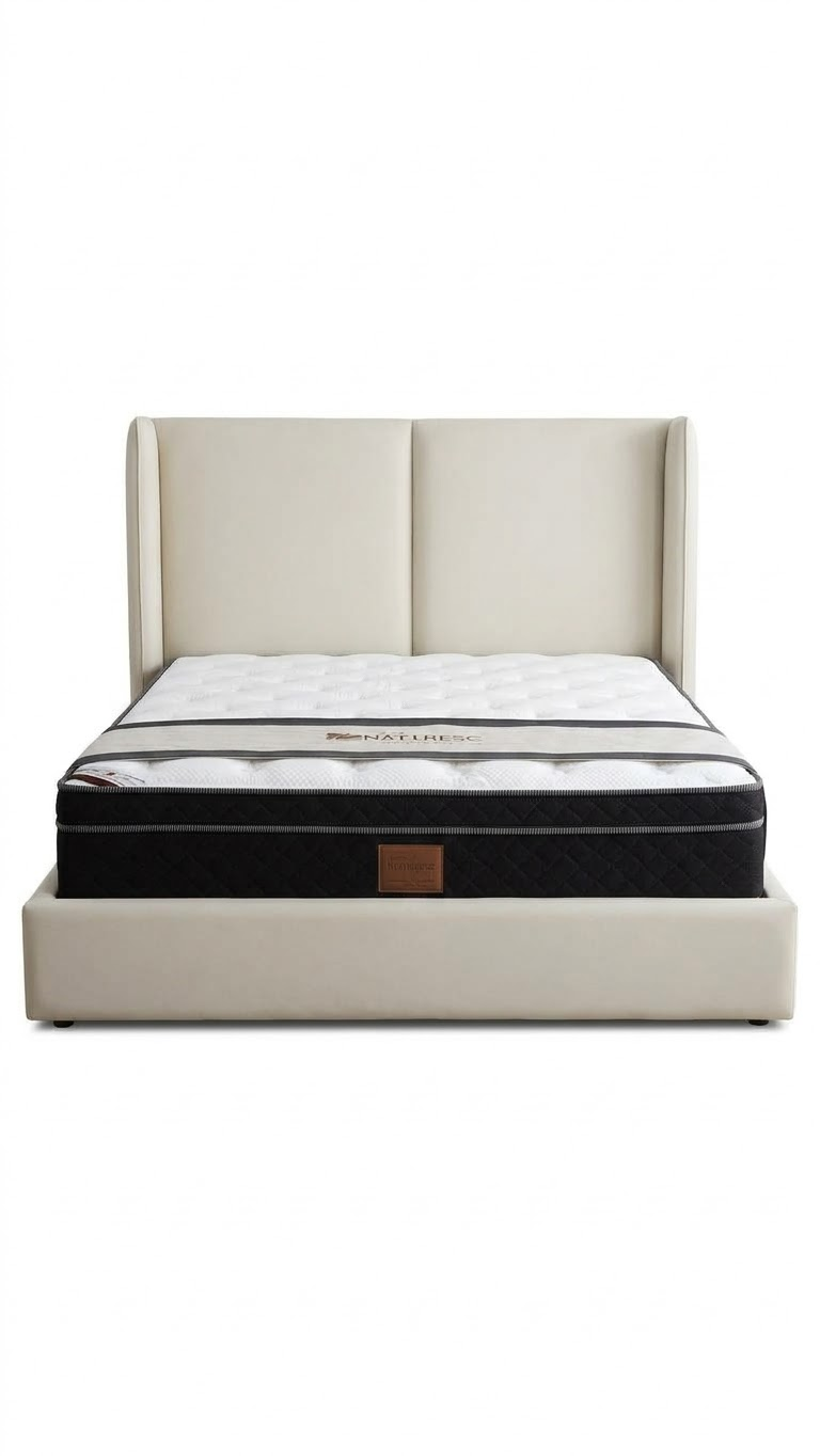CNC Bed – Beige