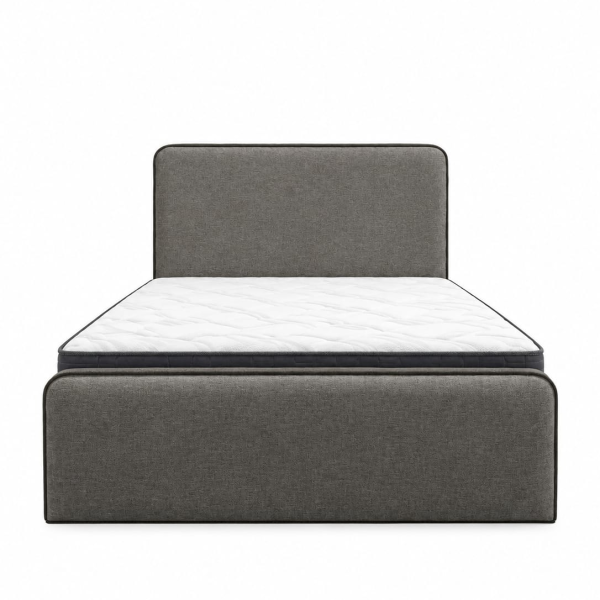 A simple bed – brown