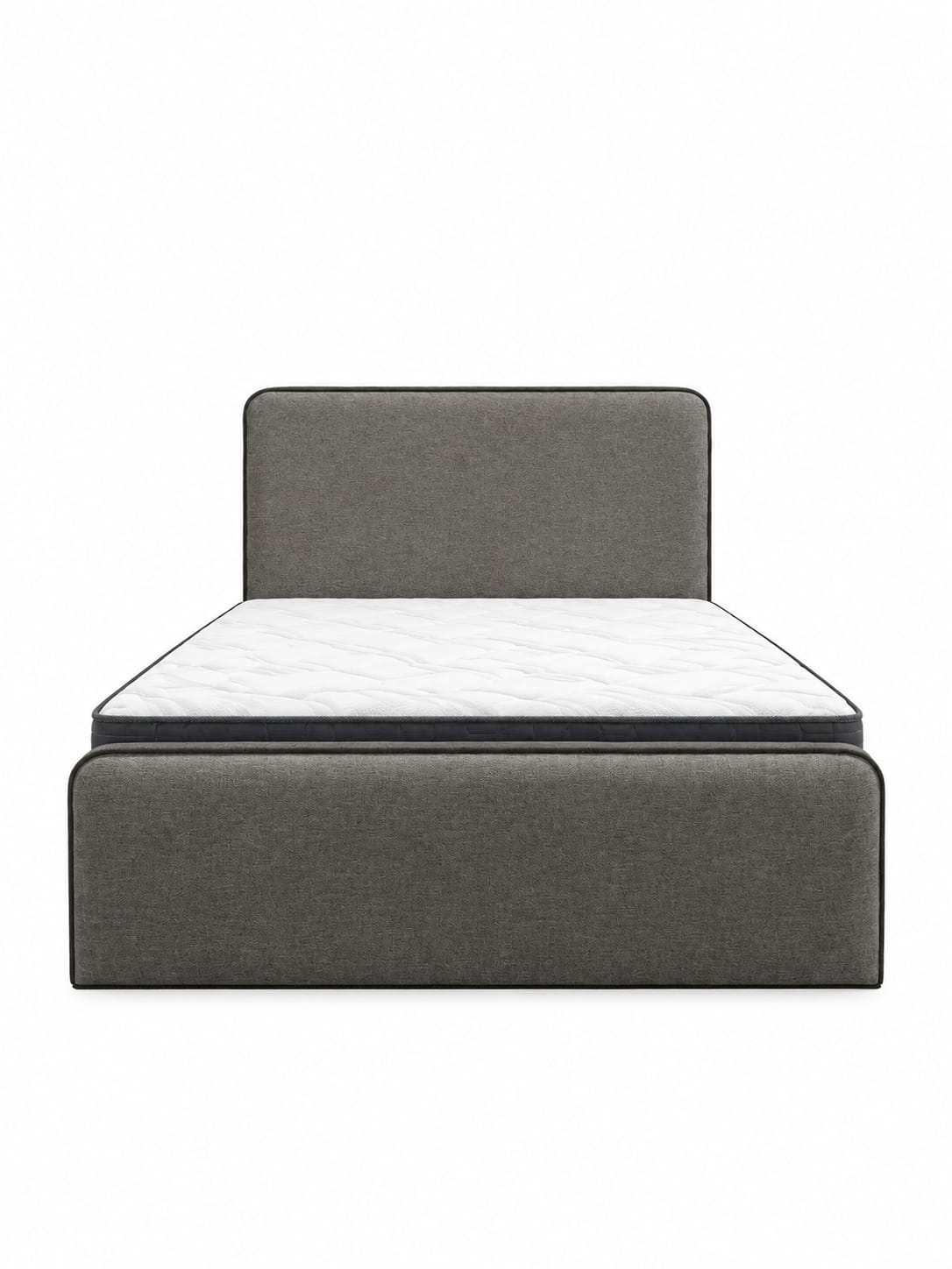 A simple bed – brown