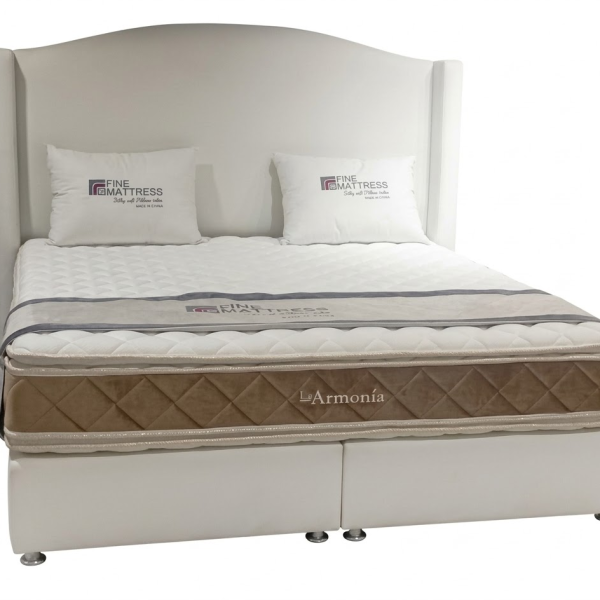Simple bed – white