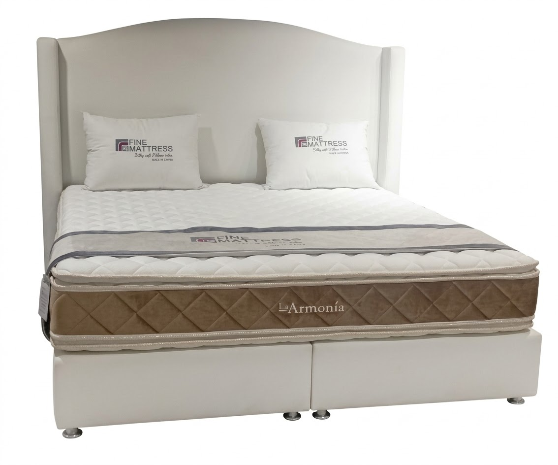 Simple bed – white